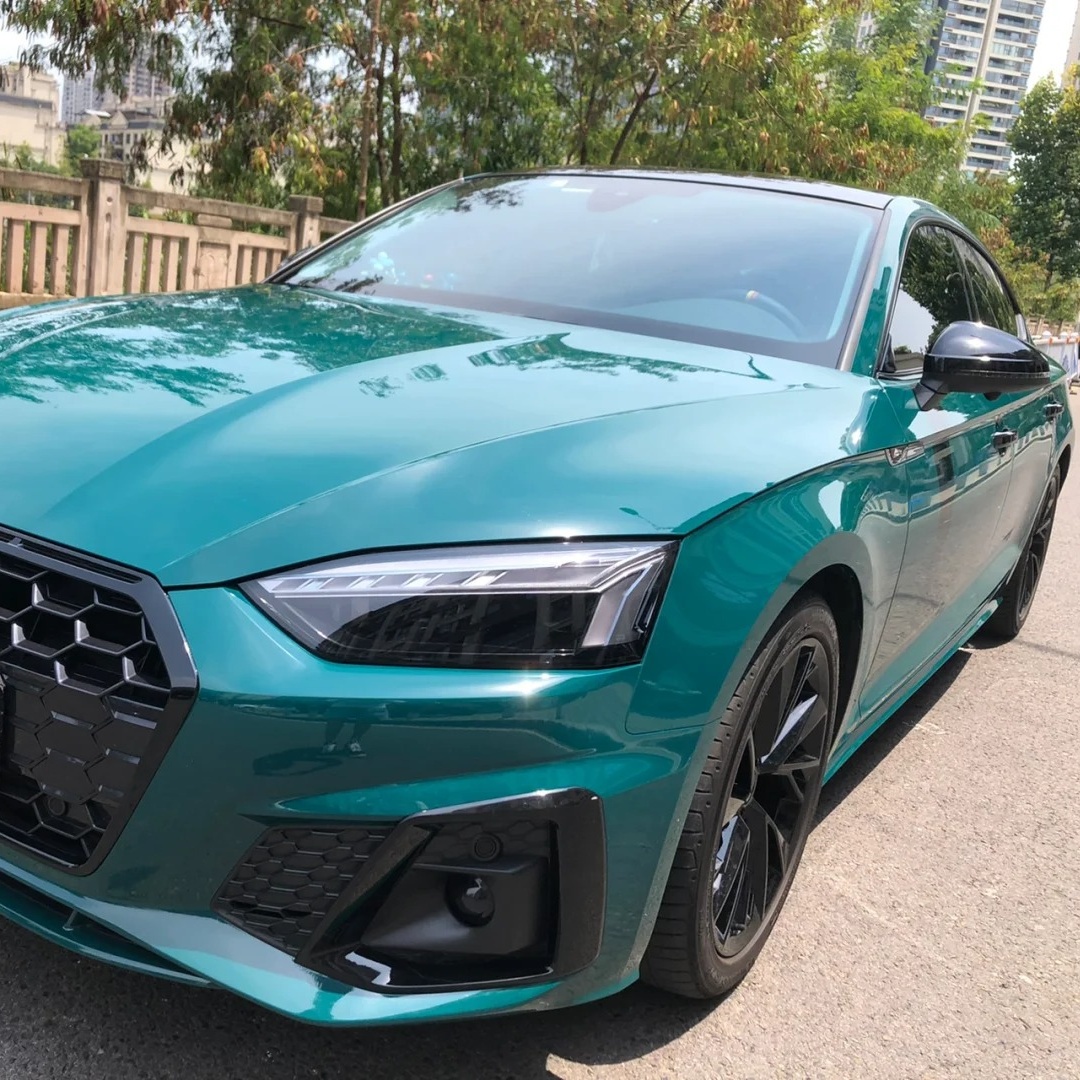 Ravoony Basic Audi Gloss Goodwood Green Vinyl Car Wrap