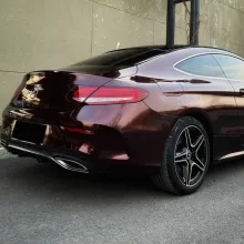 Gloss Black Rose Vinyl Wrap 1
