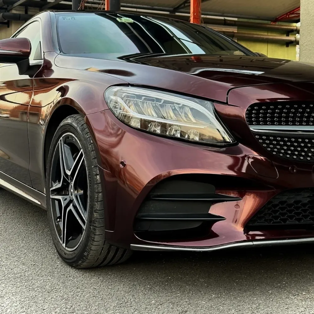 Ravoony Basic Gloss Black Rose Vinyl Wrap