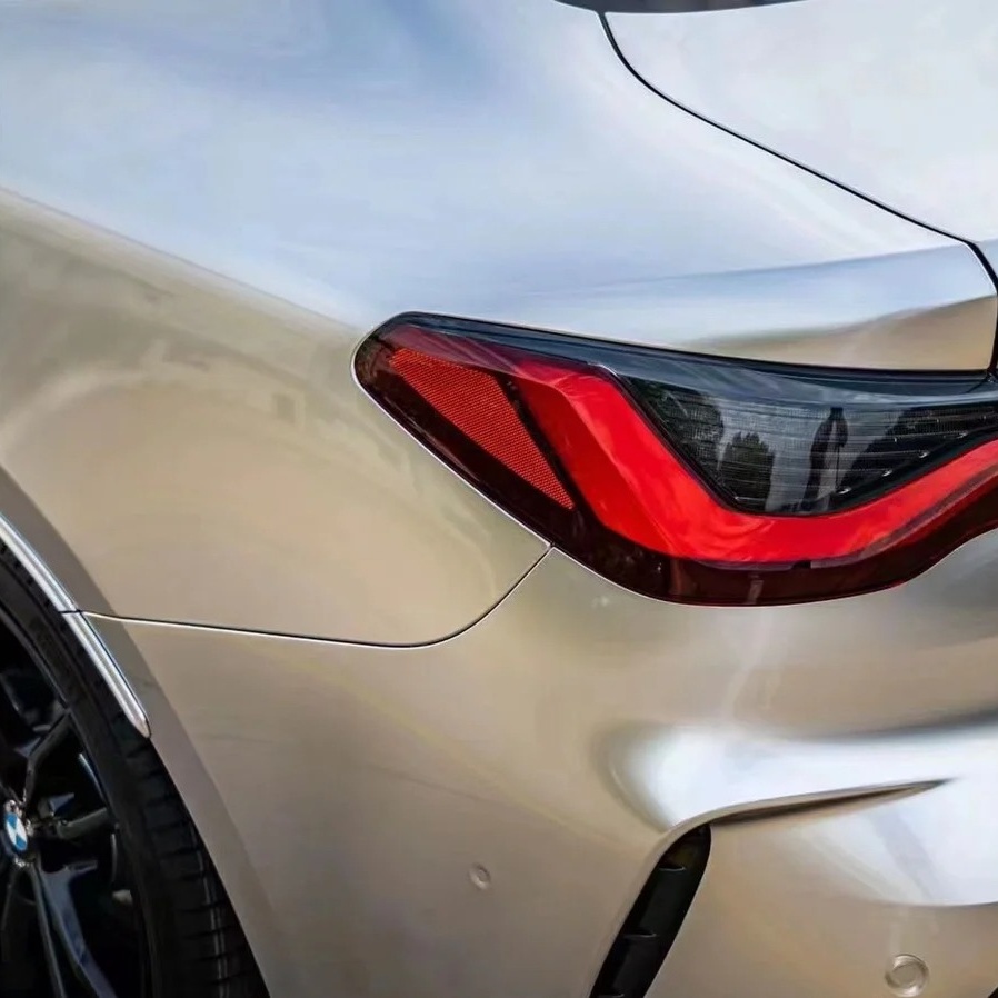 Ravoony Basic Porsche Gloss Liquid Metal Silver Car Wrap