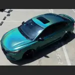 Ravoony Plus Glossy Laser Green Car Vinyl Wrap