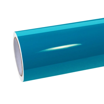Ravoony Basic Glossy Miami Blue Vinyl Wrap 01