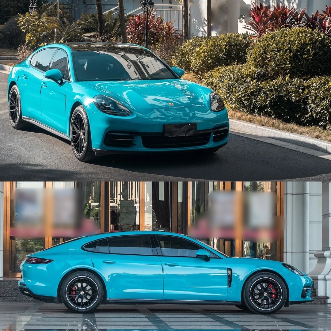 Ravoony Basic Glossy Miami Blue Vinyl Wrap