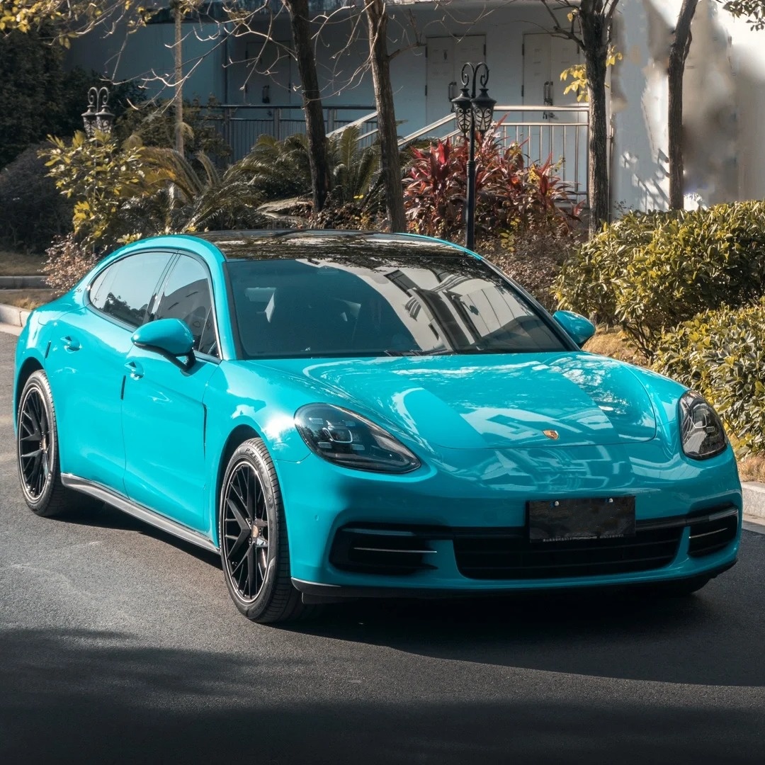 Ravoony Basic Glossy Miami Blue Vinyl Wrap