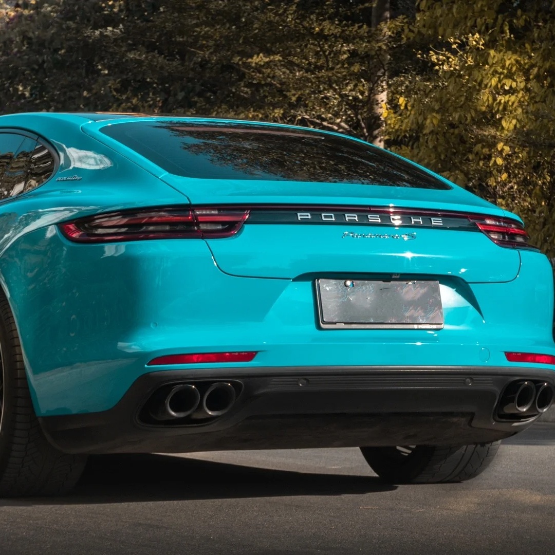 Ravoony Basic Glossy Miami Blue Vinyl Wrap