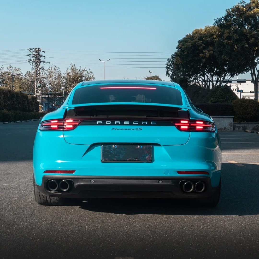 Ravoony Basic Glossy Miami Blue Vinyl Wrap