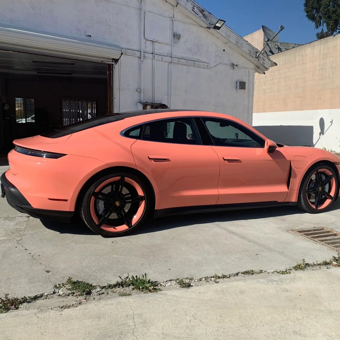 Ravoony Basic Glossy Paggy Pink Car Vinyl Wrap