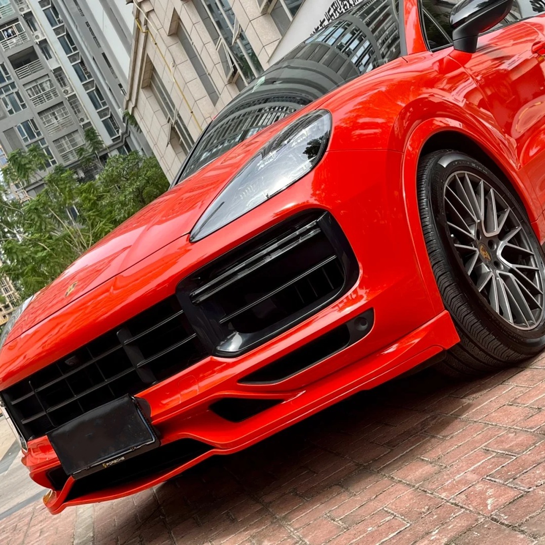 Ravoony Basic Glossy Porsche Orange Car Vinyl Wrap