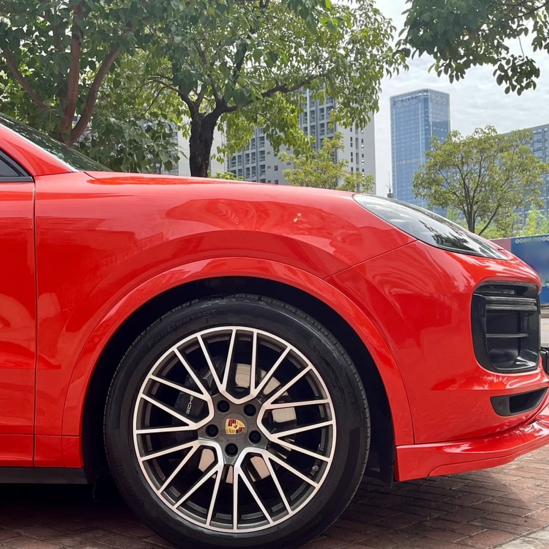 Ravoony Basic Glossy Porsche Orange Car Vinyl Wrap