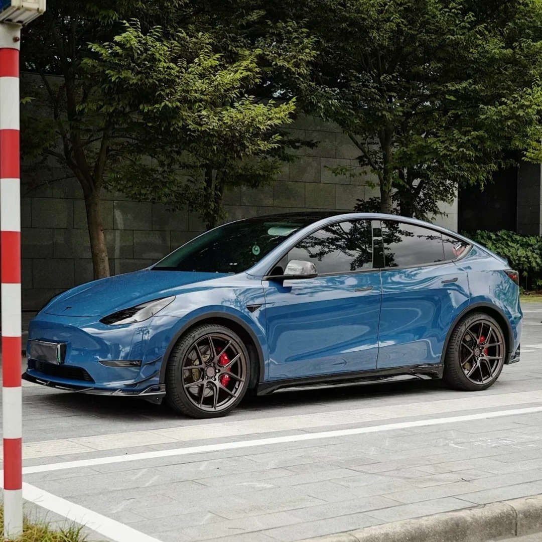 Ravoony Basic Porsche Gloss Neptune Blue Vinyl Car Wrap