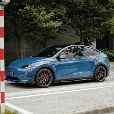 Ravoony Basic Porsche Gloss Neptune Blue Vinyl Car Wrap 02