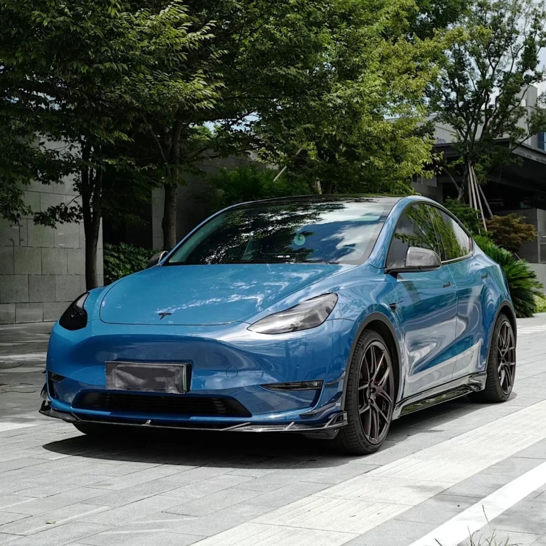 Ravoony Basic Porsche Gloss Neptune Blue Vinyl Car Wrap