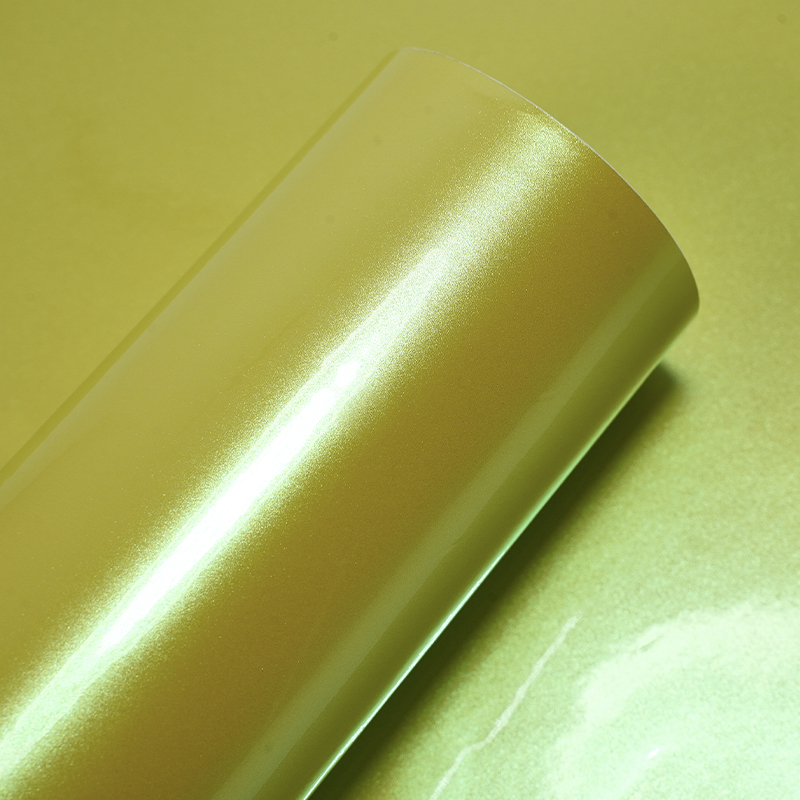 Ravoony Plus Twin Candy Yellow Green Color Fliper Car Wrap