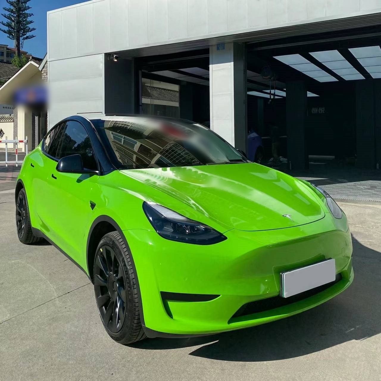 Ravoony Pro TPU Gloss Lime Green PPF Film