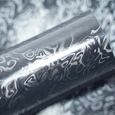 Ravoony Plus Laser Forged Carbon Black Vinyl Wrap 02