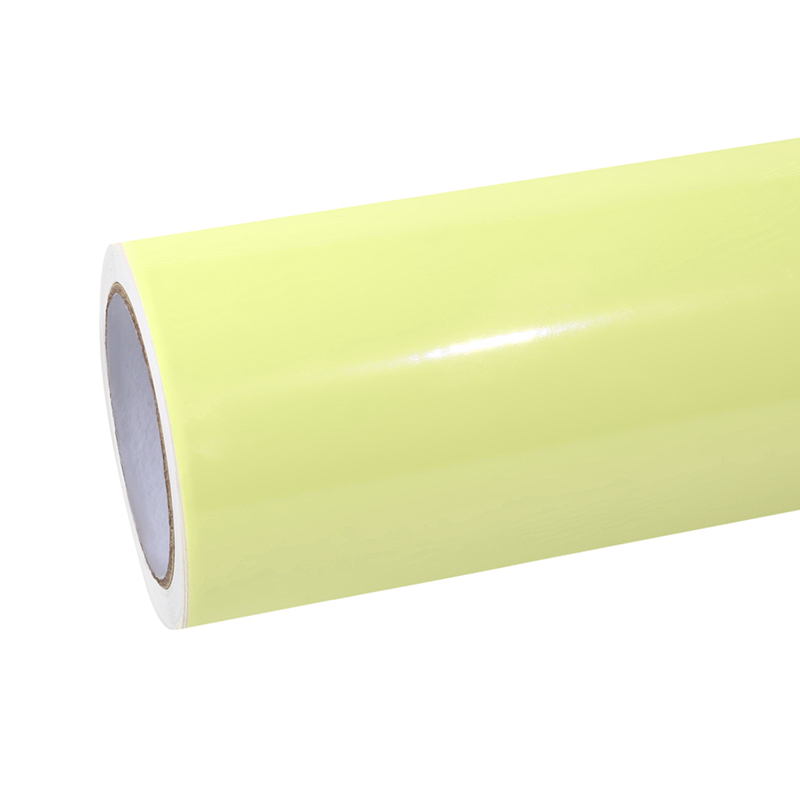 Ravoony Basic Glossy Chanel Yellow Car Vinyl Wrap