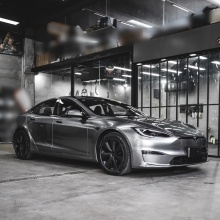 Metal Liquid Silver Car Vinyl Wrap