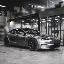 Metal Liquid Silver Car Vinyl Wrap