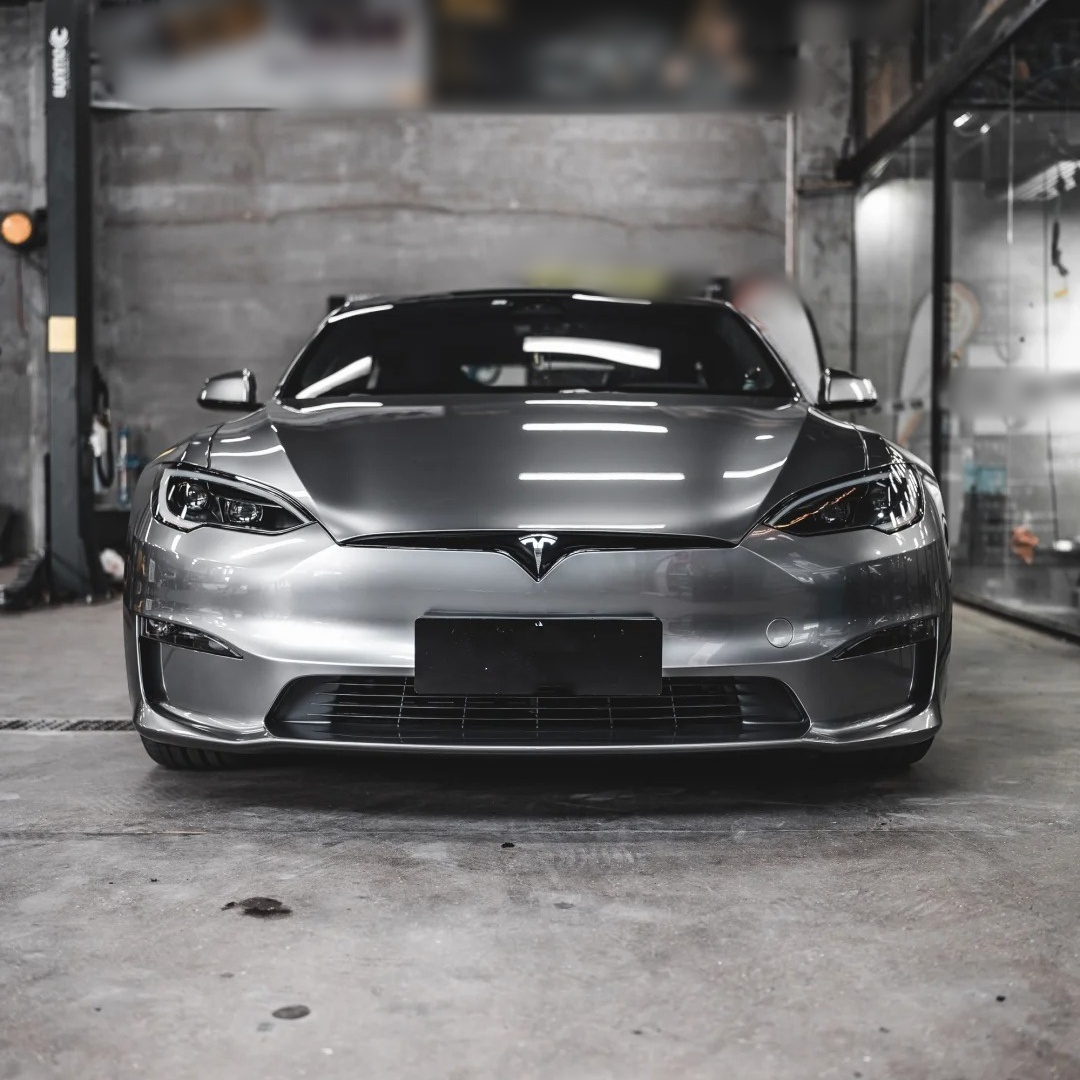 Ravoony Basic Metal Liquid Silver Car Vinyl Wrap