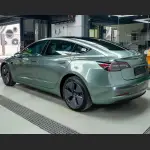 Ravoony Plus Glossy Metallic Paint Fir Green Car Vinyl Wrap
