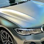 Ravoony Plus Matte Laser Grey Car Vinyl Wrap 