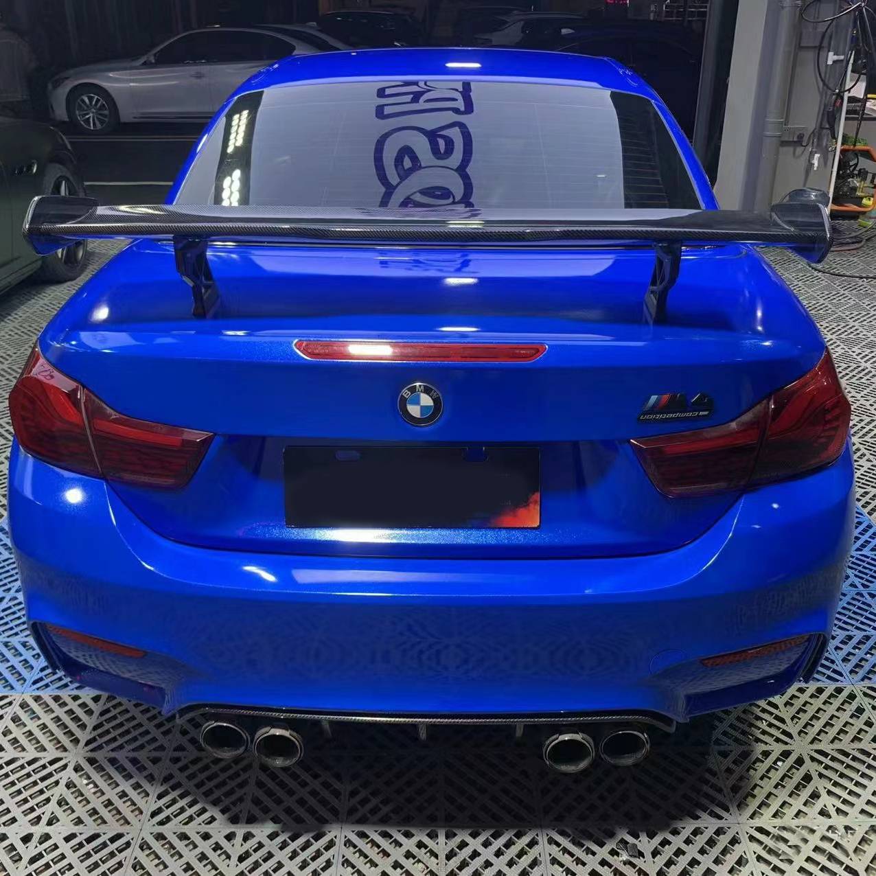 Ravoony Plus Sparkle Blue Car Vinyl Wrap