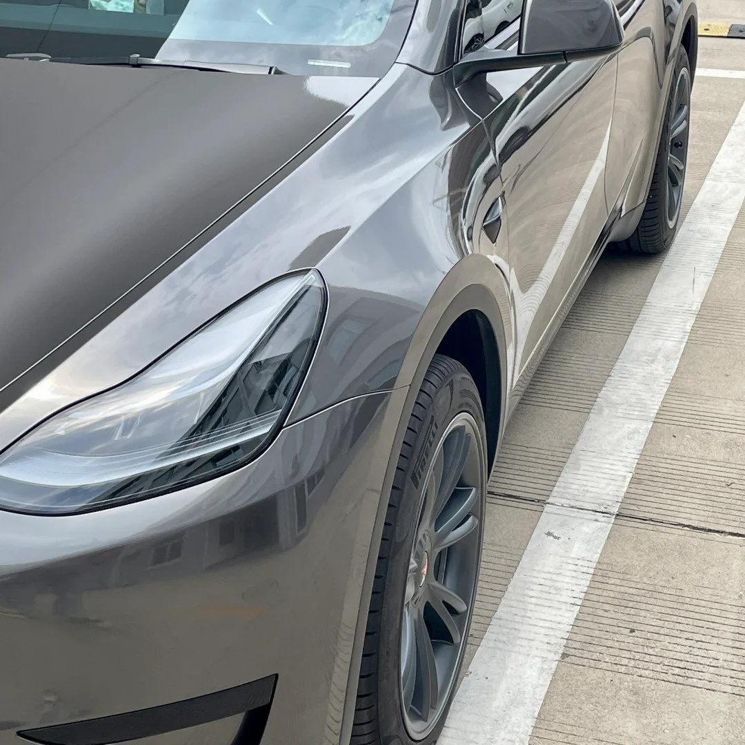 Ravoony Basic Gloss Gunmetal Grey Vinyl Wrap