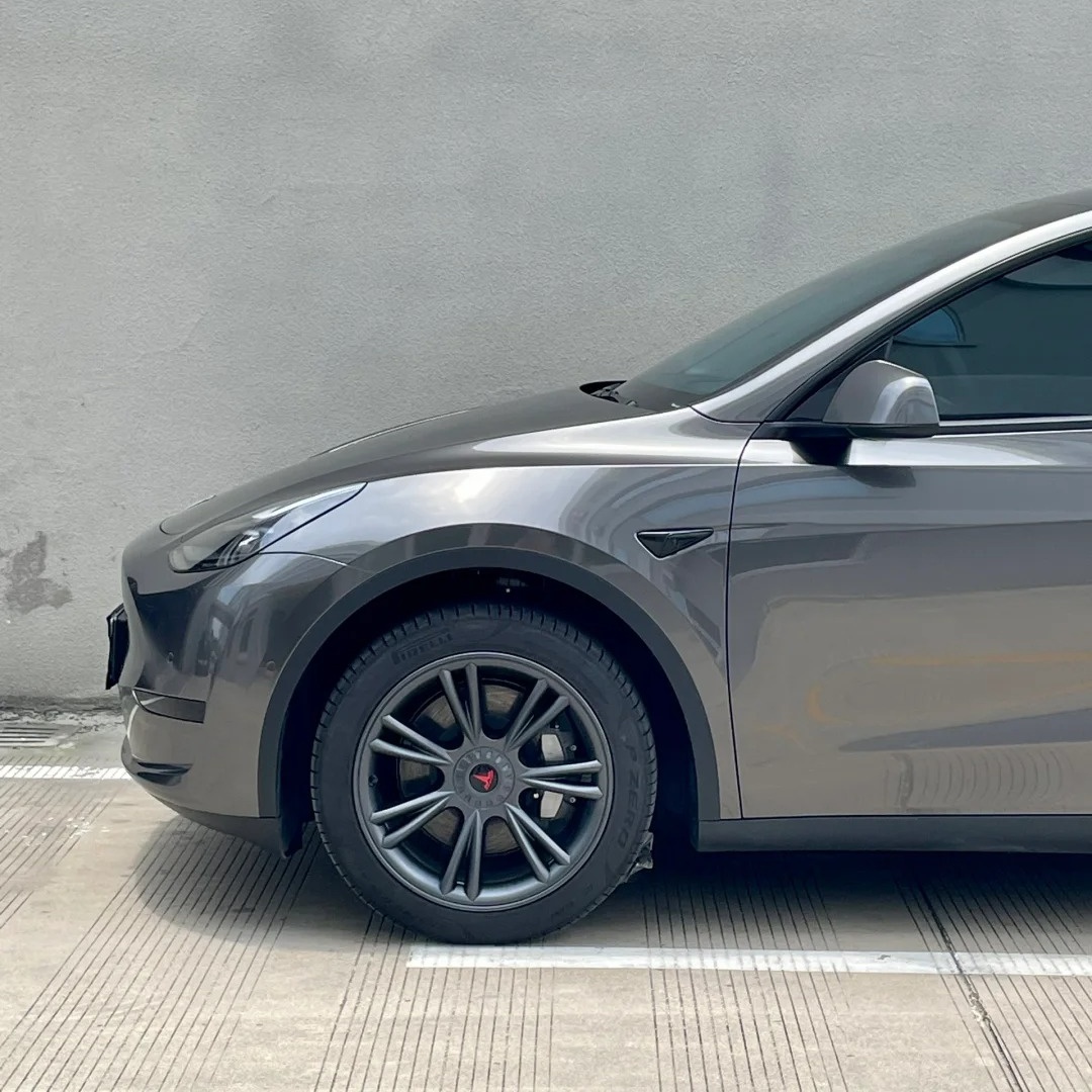 Ravoony Basic Gloss Gunmetal Grey Vinyl Wrap