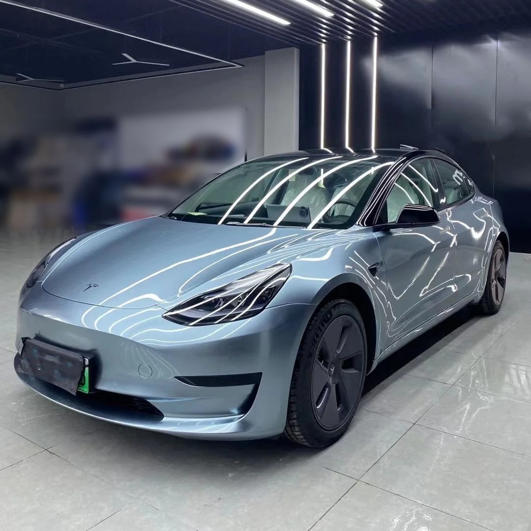 Ravoony Basic Liquid SomaTo Blue Car Vinyl Wrap