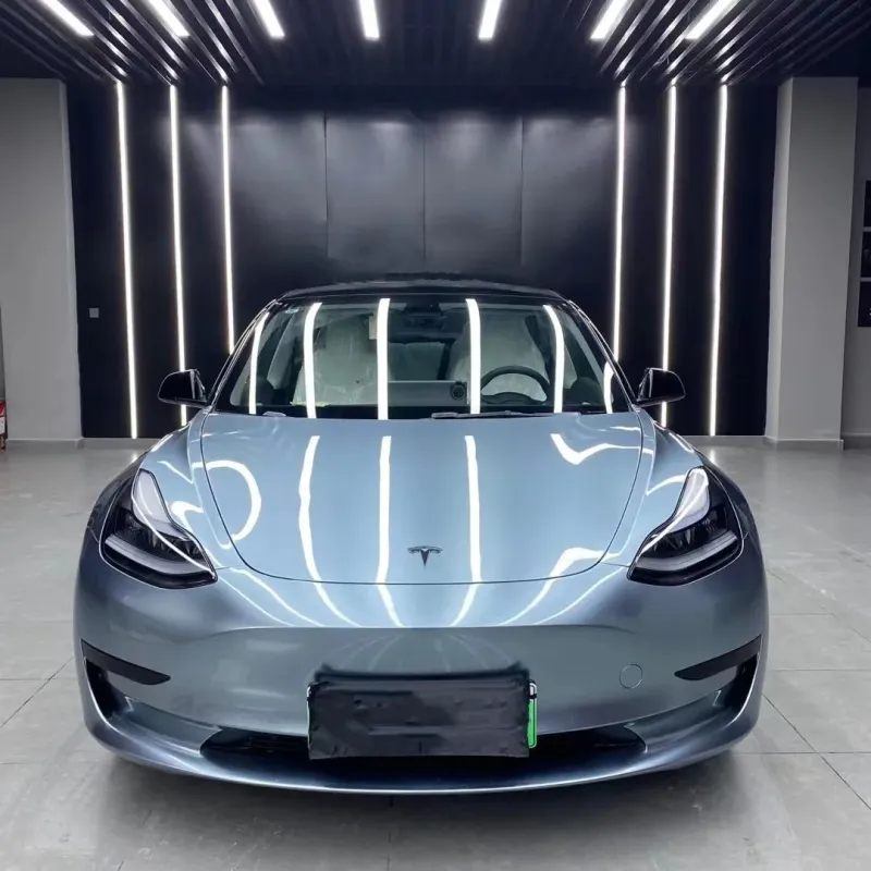Ravoony Basic Liquid SomaTo Blue Car Vinyl Wrap