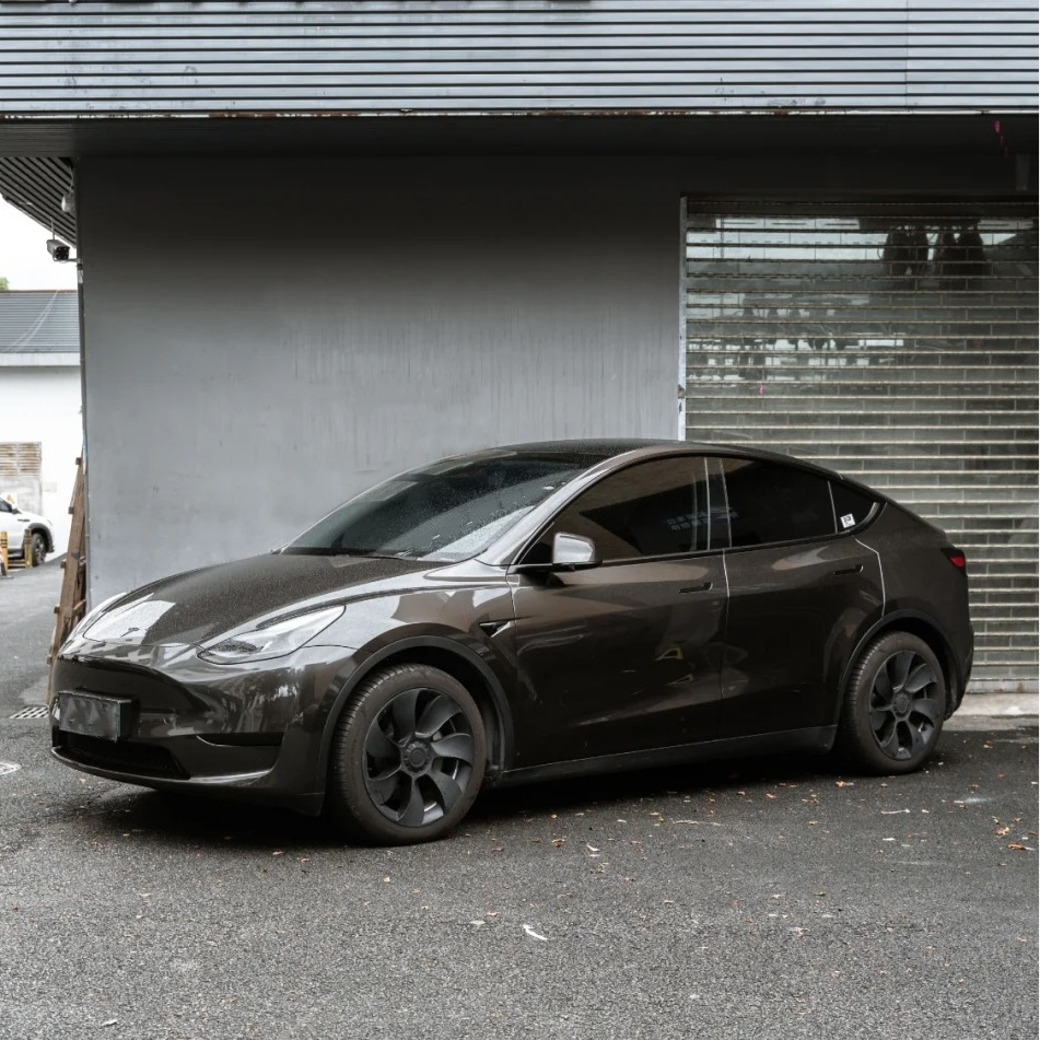 Ravoony Basic Metallic Titanium Car Vinyl Wrap