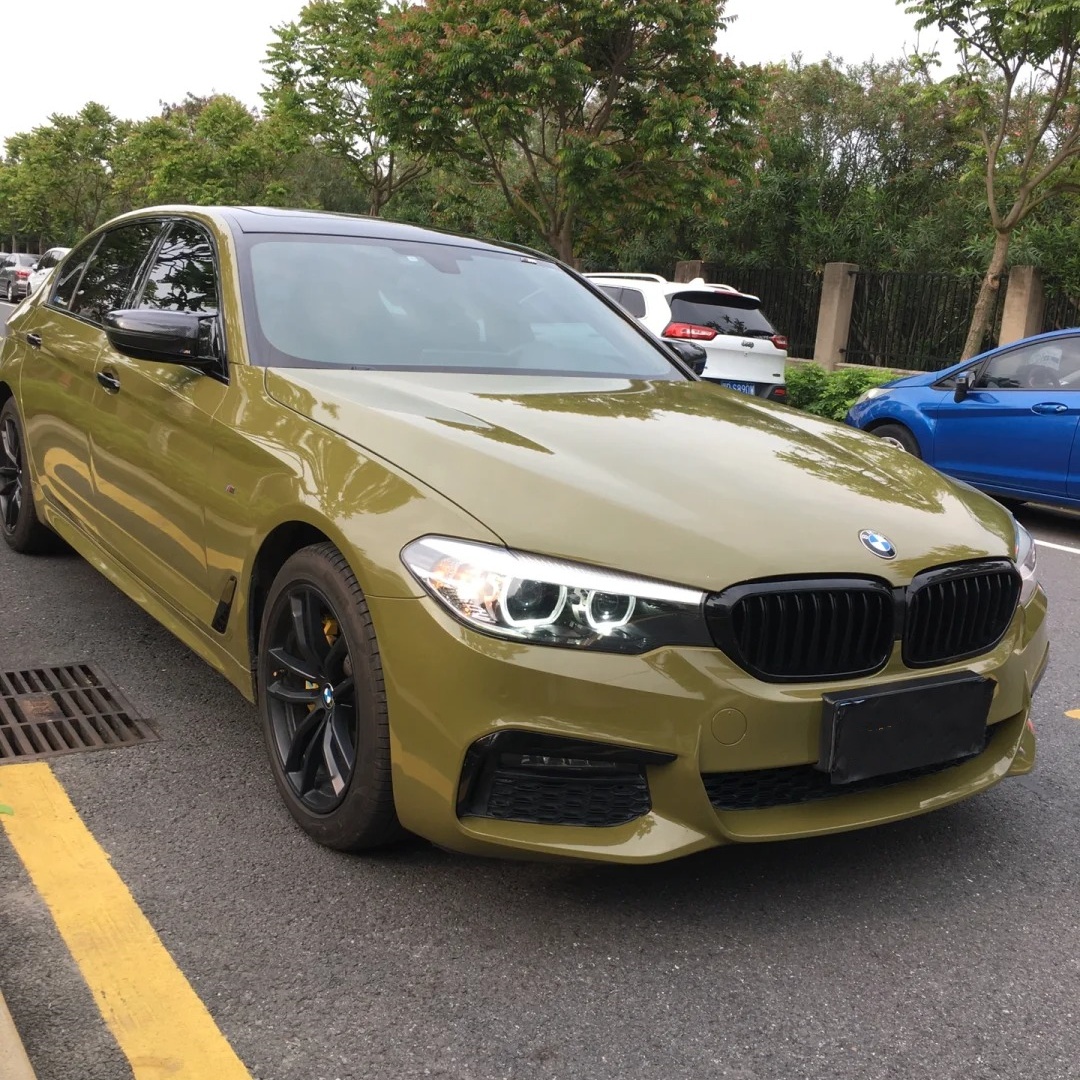 Ravoony Basic Audi Gloss Army Green Vinyl Car Wrap