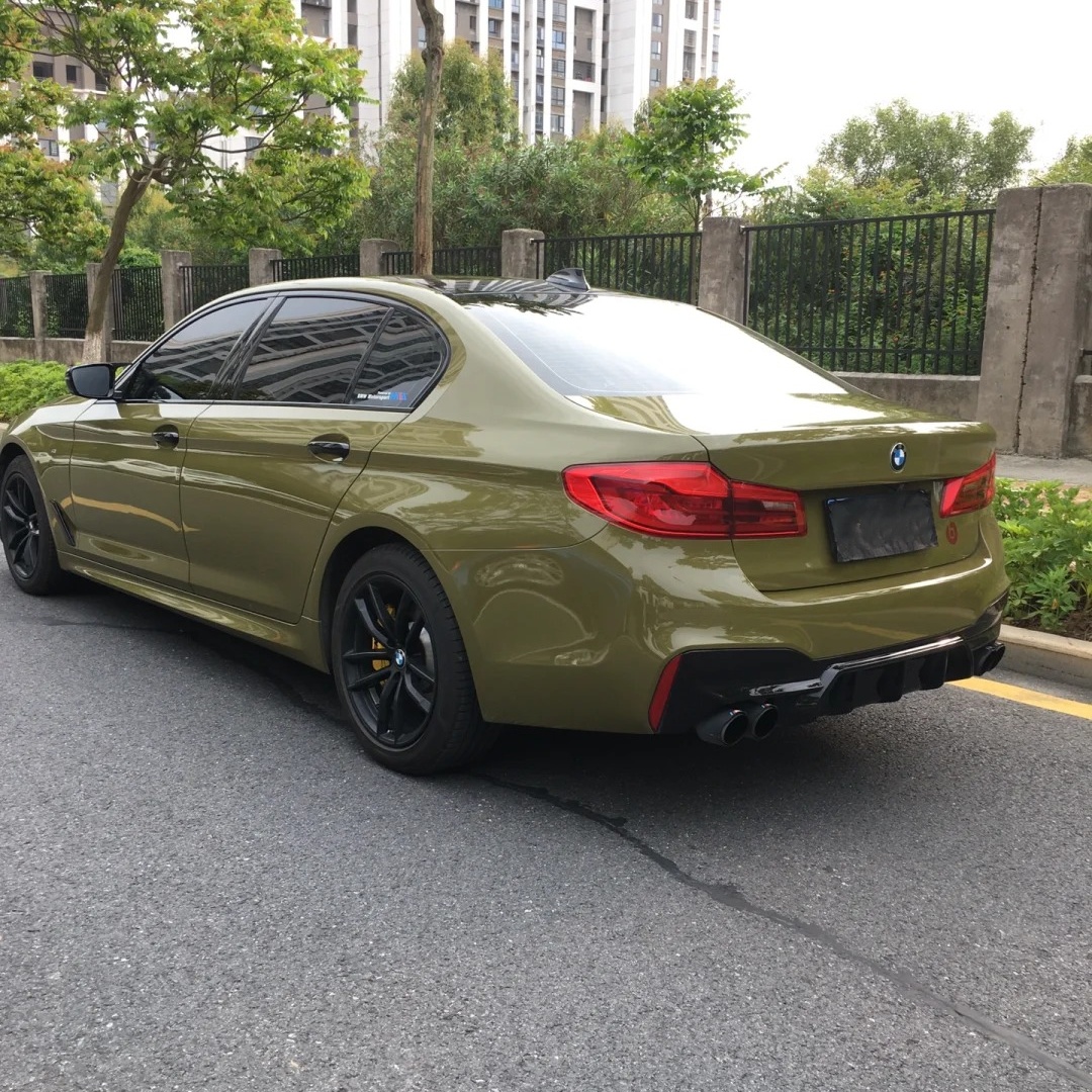 Ravoony Basic Audi Gloss Army Green Vinyl Car Wrap