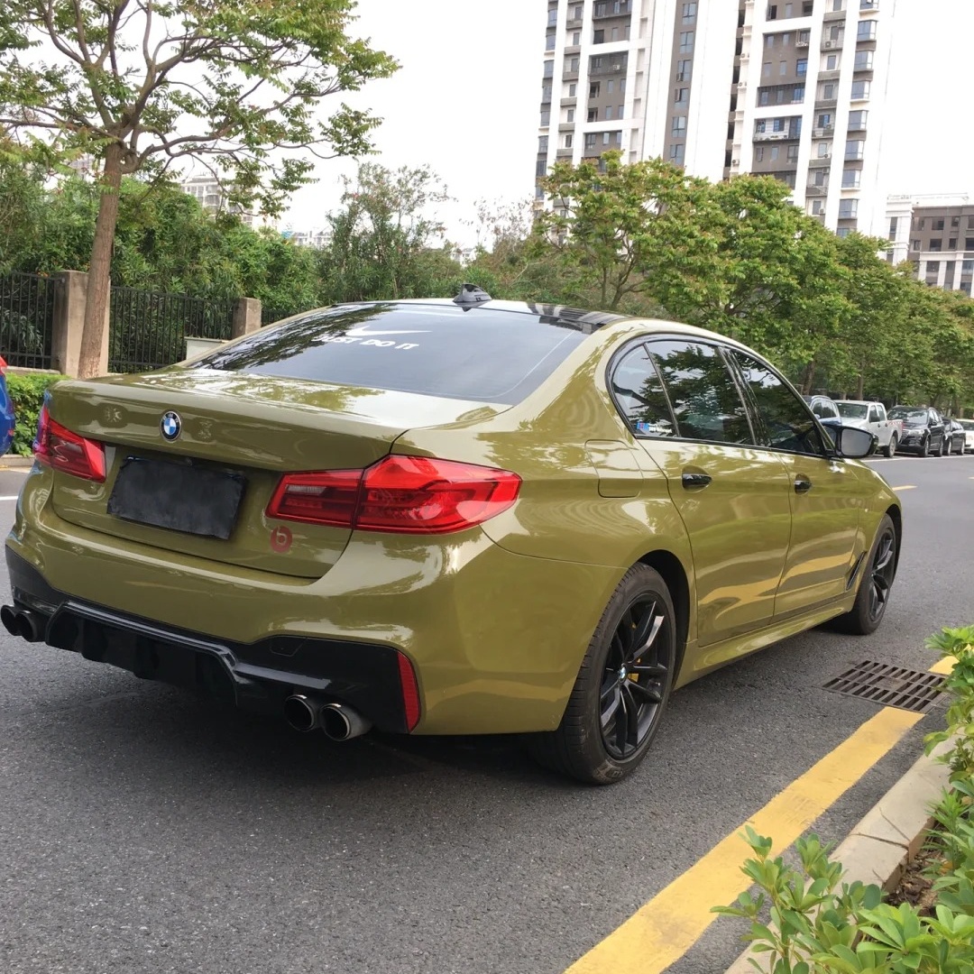 Ravoony Basic Audi Gloss Army Green Vinyl Car Wrap