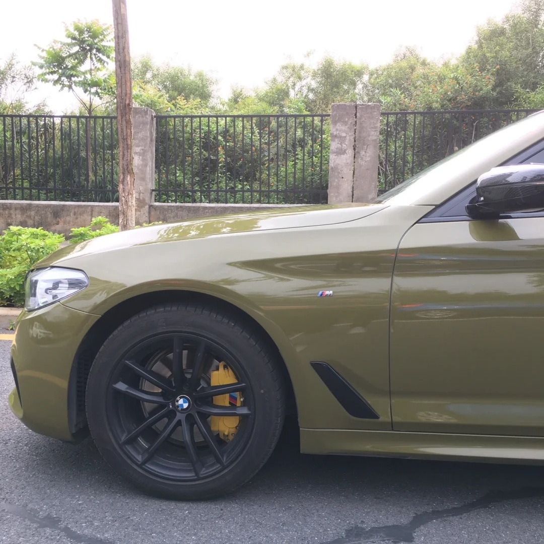 Ravoony Basic Audi Gloss Army Green Vinyl Car Wrap