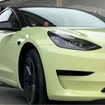 Ravoony Basic Gloss Avocado Green Car Vinyl Wrap