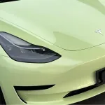 Ravoony Basic Gloss Avocado Green Car Vinyl Wrap