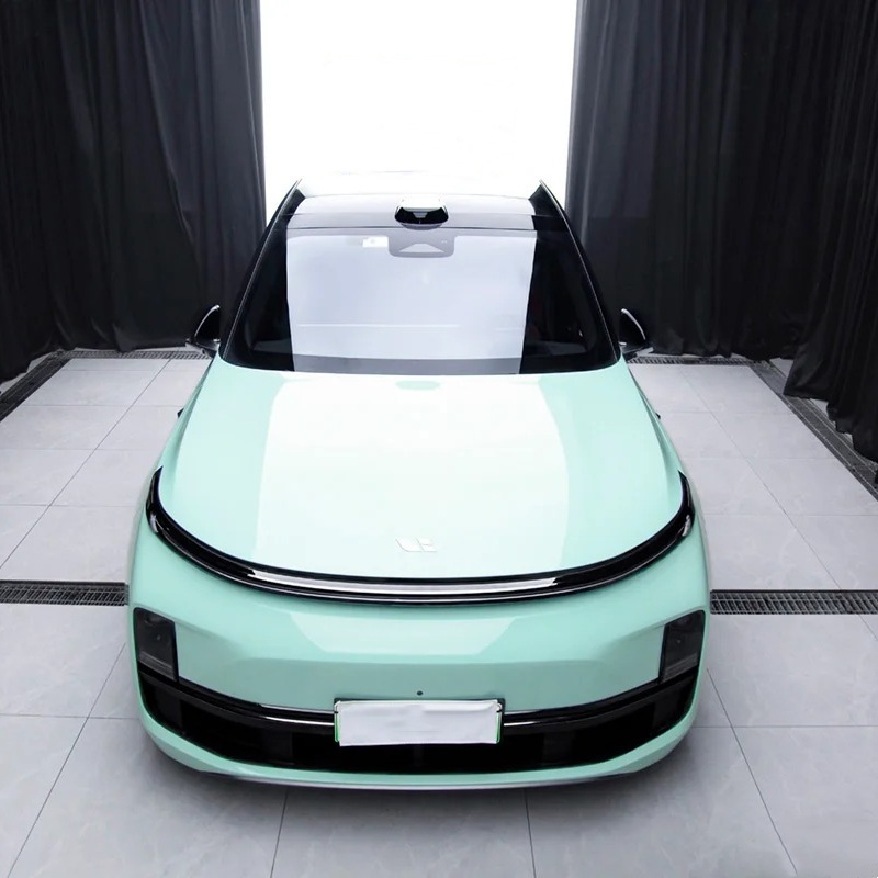 Ravoony Basic Glossy Cragginess Green Car Vinyl Wrap