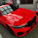 Ravoony Basic Glossy Crystal Ferrari Red Vinyl Car Wrap