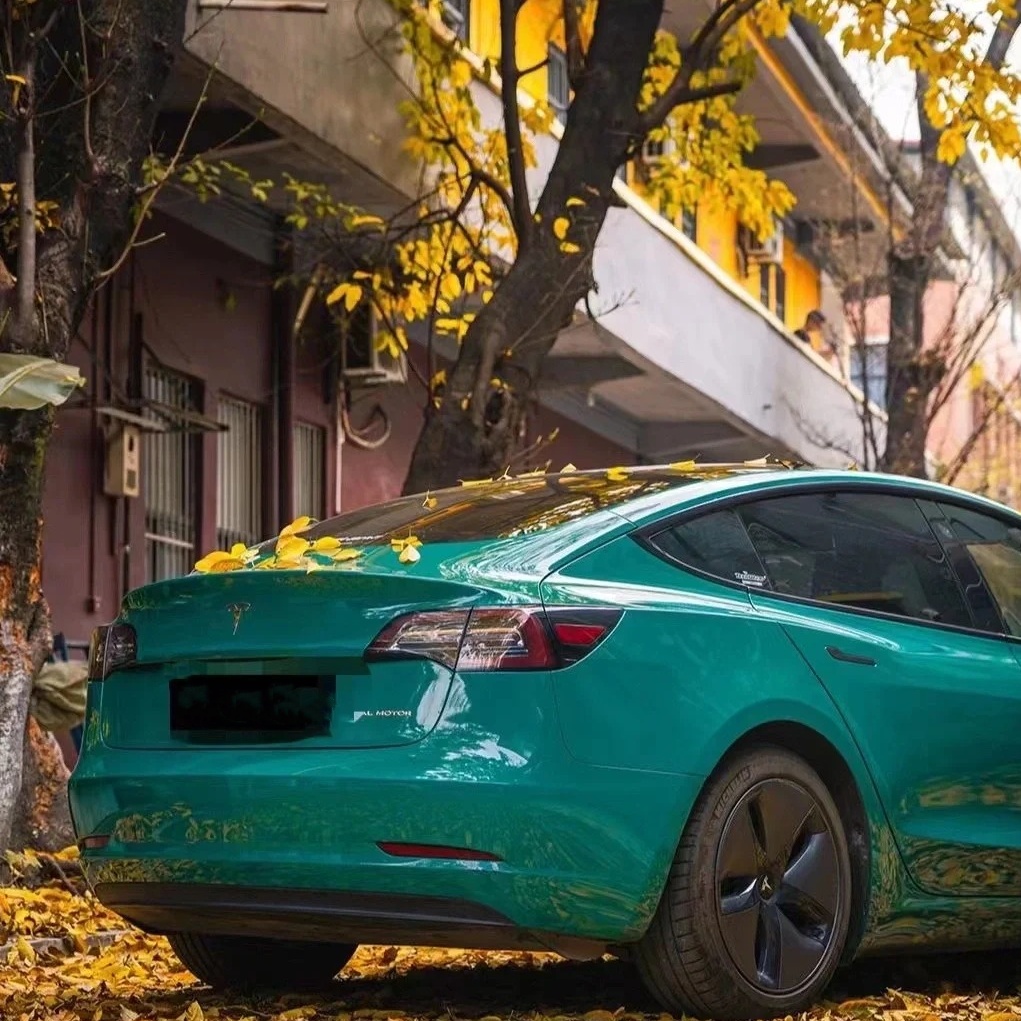 Ravoony Basic PET Glossy Hunter Green Vinyl Wrap