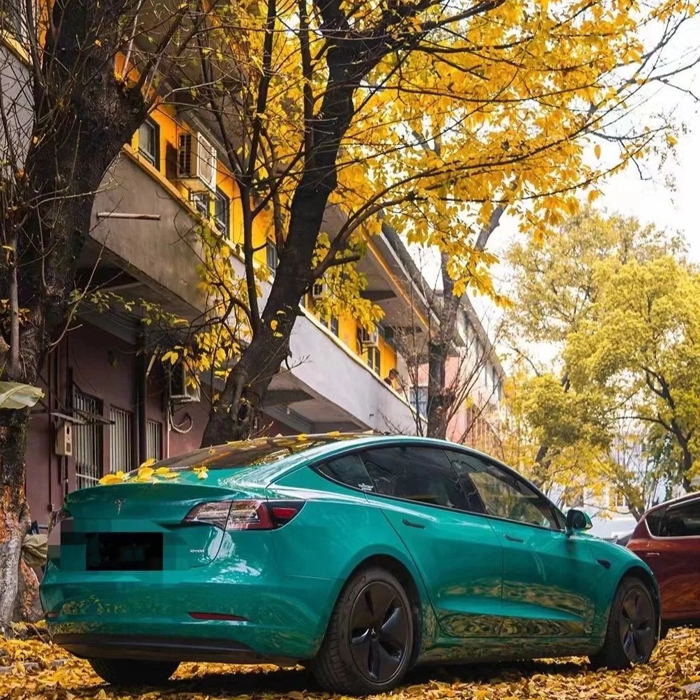 Ravoony Basic PET Glossy Hunter Green Vinyl Wrap