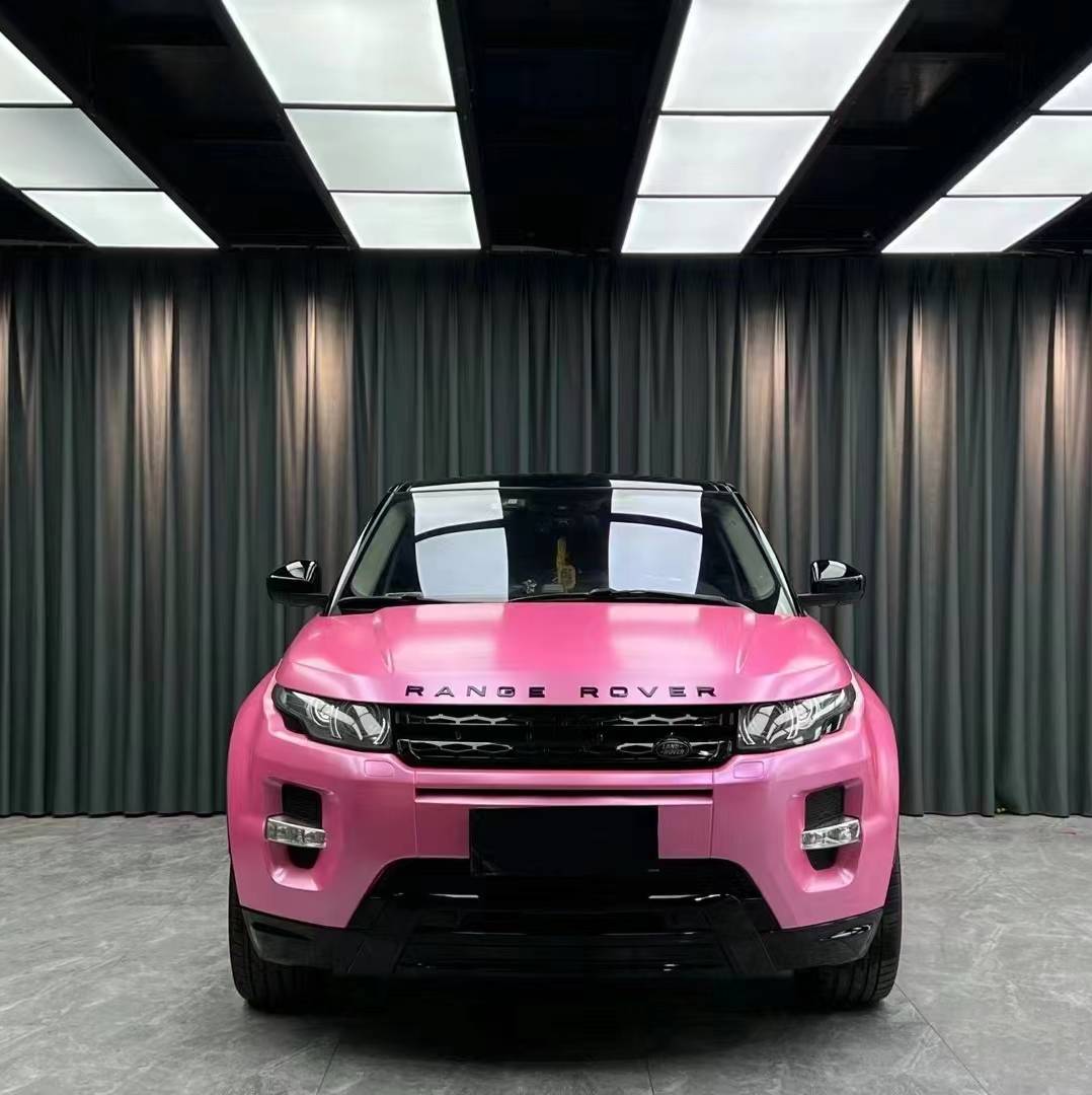 Ravoony Plus Pure Metallic Conch Pink Car Vinyl Wrap