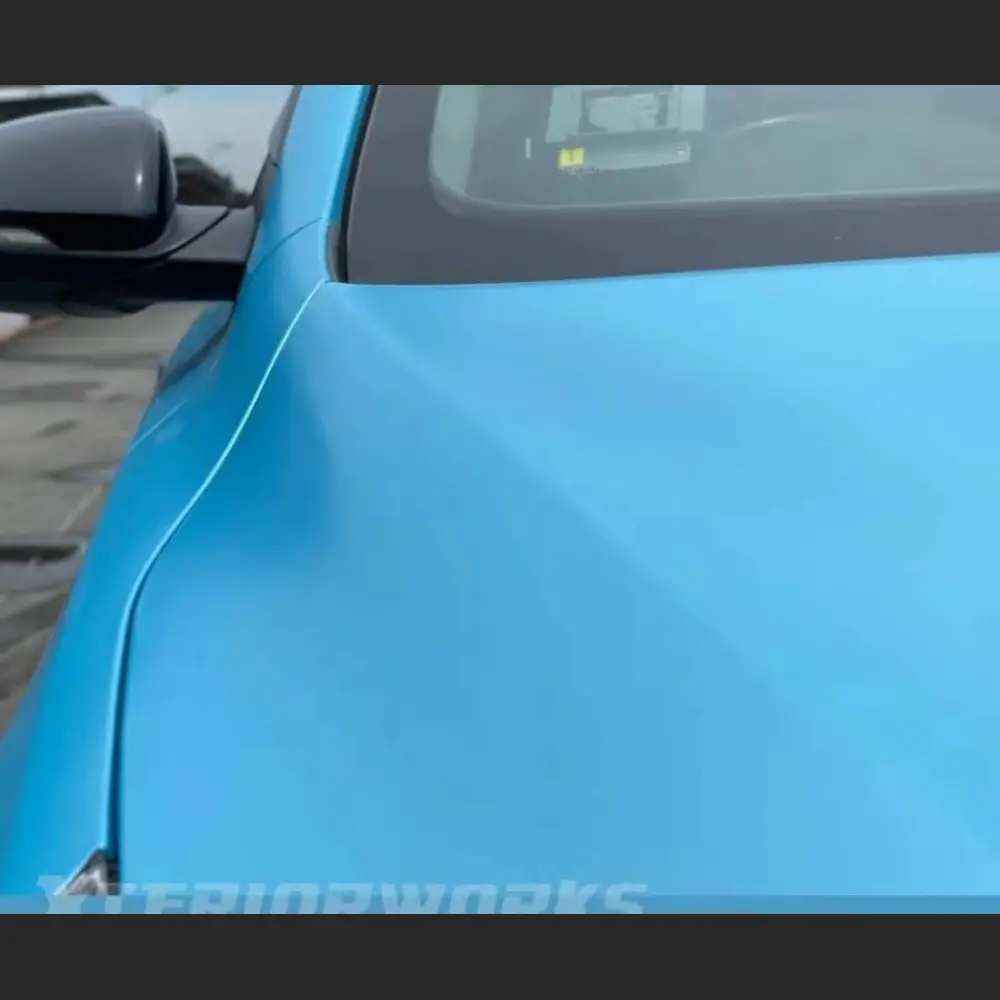Ravoony Plus Pure Metallic Sky Blue Vinyl Wrap
