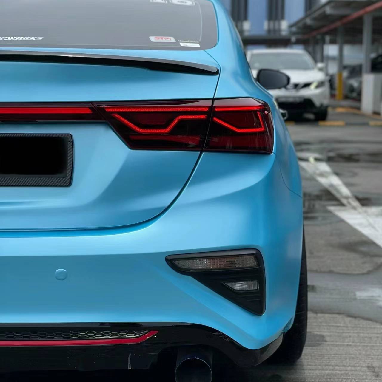 Ravoony Plus Pure Metallic Sky Blue Vinyl Wrap