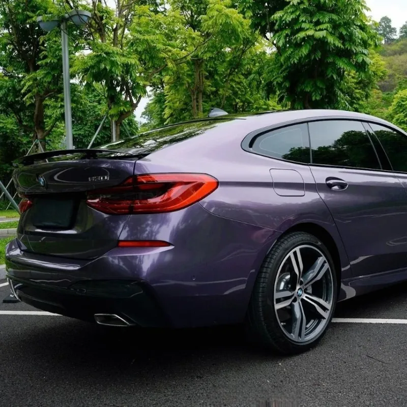 Ravoony Basic Bentley Gloss Grey Violet Car Vinyl Wrap