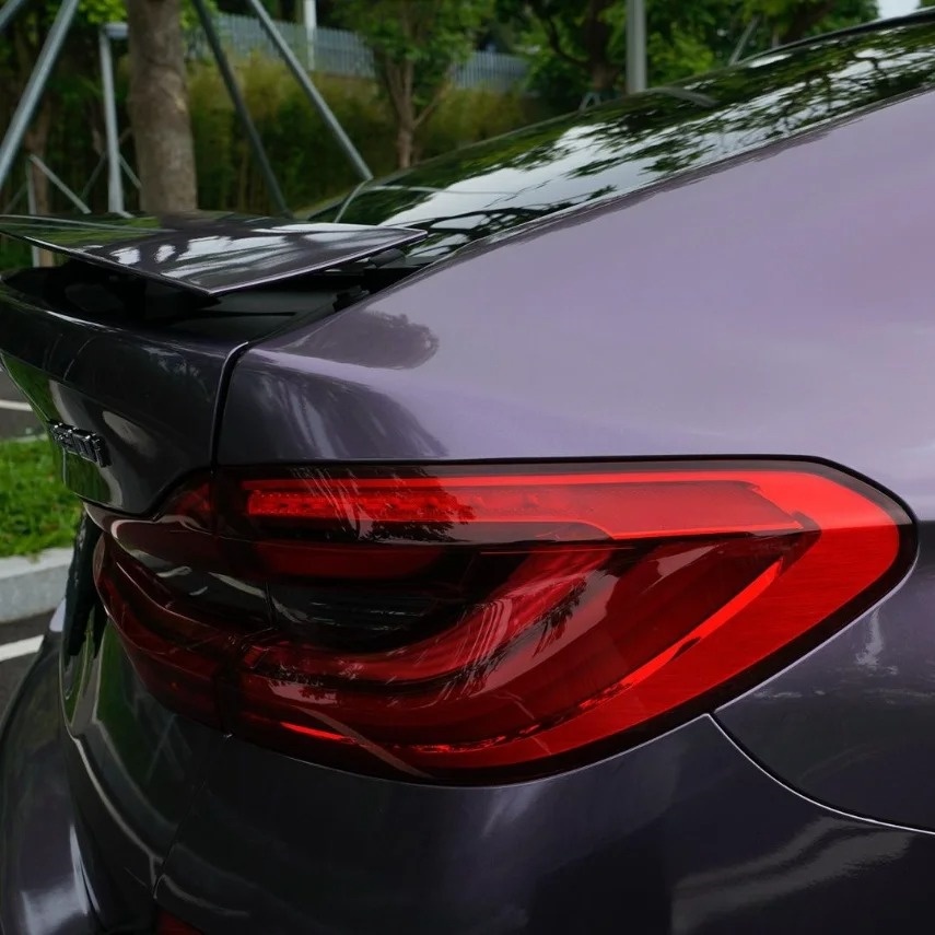 Ravoony Basic Bentley Gloss Grey Violet Car Vinyl Wrap