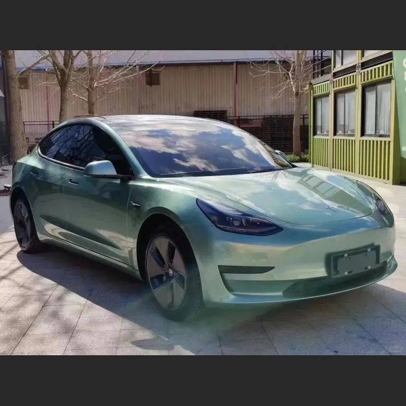 Ravoony Basic Ferrari Gloss Verde Francesca Green Vinyl Car Wrap