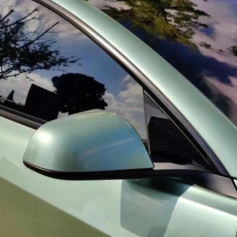 Ravoony Basic Ferrari Gloss Verde Francesca Green Vinyl Car Wrap