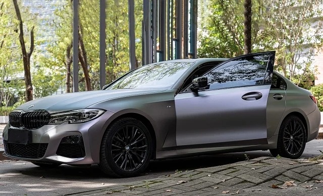 Ravoony Basic NIO Gloss Capri Purple Grey Car Vinyl Wrap