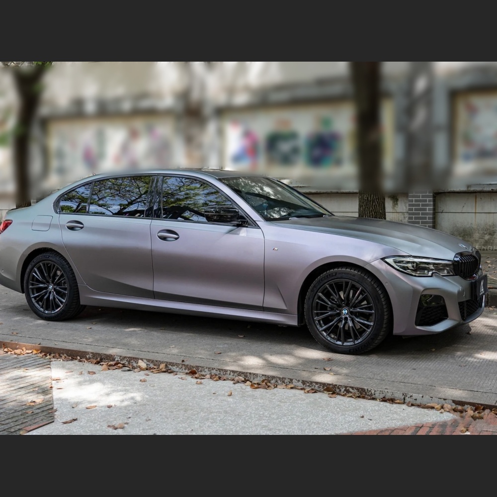 Ravoony Basic NIO Gloss Capri Purple Grey Car Vinyl Wrap